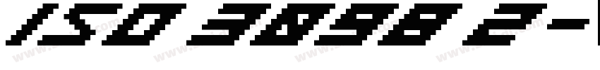 ISO 3098 2字体转换
